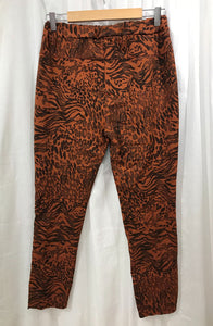 Magic Trousers - Ditsy Leopard Print - Burnt Orange