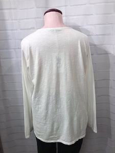 Basic Long Sleeved T-Shirt - Soft White