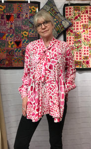 Made in Italy Giraffe Print Swing Tunic